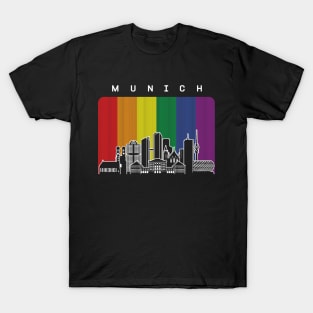 Munich LGBT Rainbow Flag T-Shirt